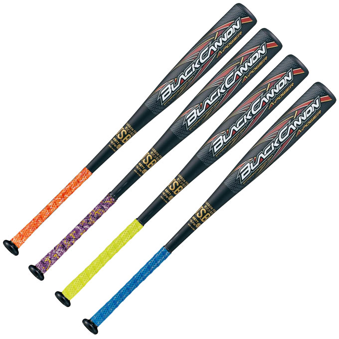 ク*ピ様 最安値 軟式少年用バット　ブラックキャノン‐APower 【新品未使用 ゼット（ZETT）（キッズ）少年軟式用FRP製バット 野球 ジュニア
