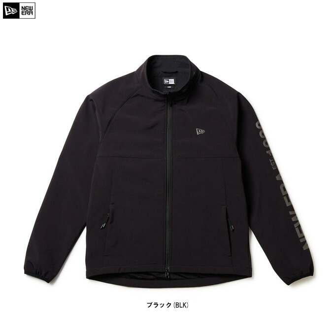 【Mサイズのみ】NEW ERA（ニューエラ）フルジップ シェルジャケット（14669885）（ゴルフ/スポーツ/トレーニング/フィットネス/ウェア/カジュアル/長袖/防風/男性用/メンズ）｜ミズシマスポーツ　支店