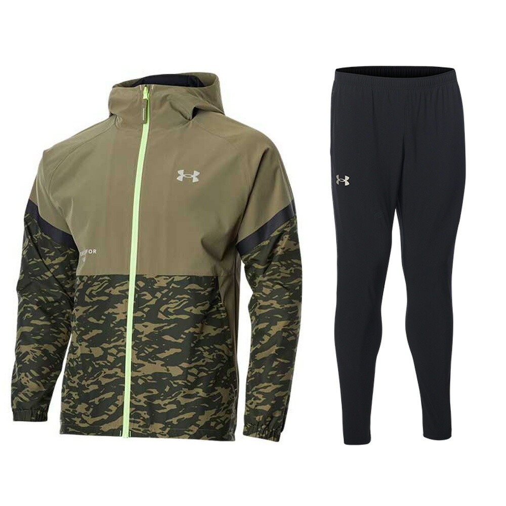 無料発送 UNDER ARMOUR アンダーアーマー UAヤードストレッチウーブンフルジップジャケット パンツ 上下セット 1371962  1371963 野球 スポーツ トレーニング セットアップ フード付き 男性用 メンズ fucoa.cl