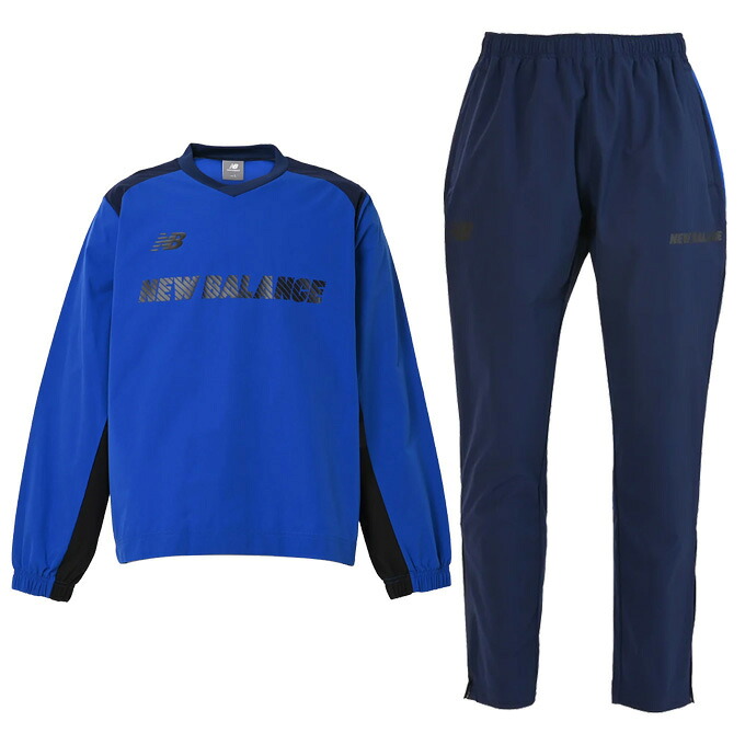 New Balance（ニューバランス）ストレッチウーブントップ パンツ 上下セット（AMT55263/AMP55264）（サッカー/フットサル/スポーツ/トレーニング/セットアップ/ウェア/長袖/男性用/メンズ）｜ミズシマスポーツ　支店