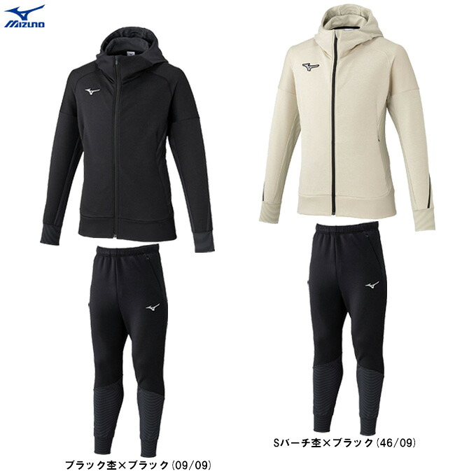 MIZUNO（ミズノ）ピーチタッチスウェットフーディ ズボン下 上下仕掛ける（32MCD005/32MDD005）（運動競技/形づくる/駈けっくら/填まるネス/お召しもの/セットアップ/プルオーバー/長袖/男女兼用/ユニ一発やる）
