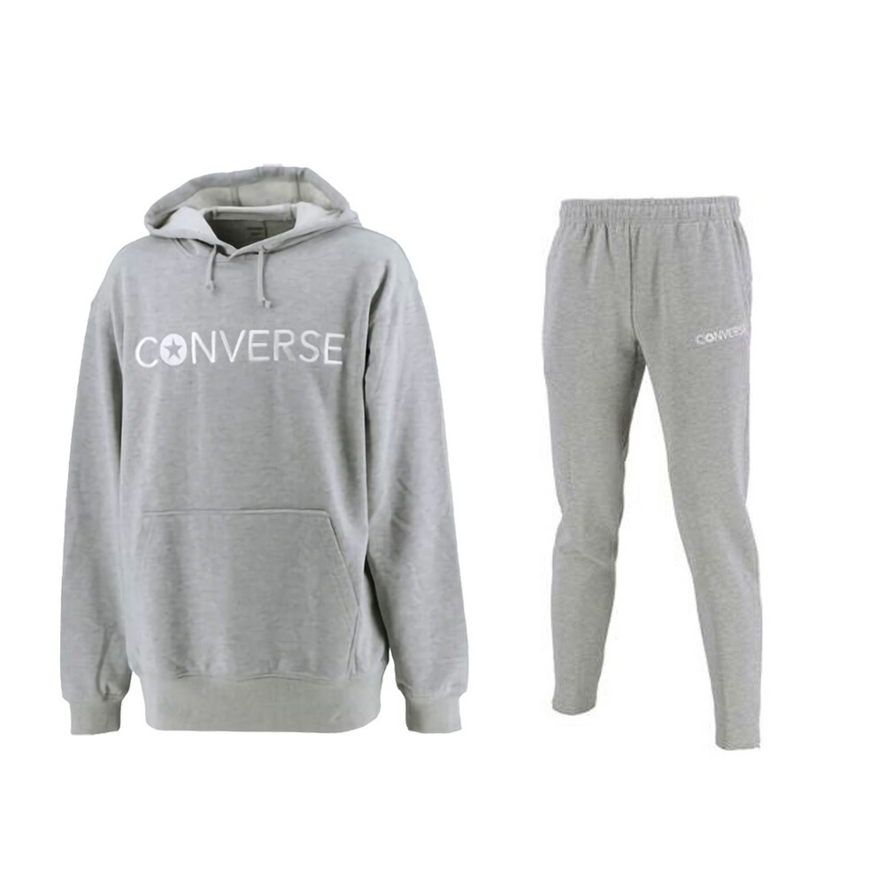 有名な高級ブランド CONVERSE コンバース スウェットパーカー ロングパンツ 上下セット CB212251 CB212252 バスケットボール スポーツ  ウェア プルオーバー 裏毛 練習 移動着 部活 刺繍ロゴ セットアップ 男性用 メンズ youon.com.br