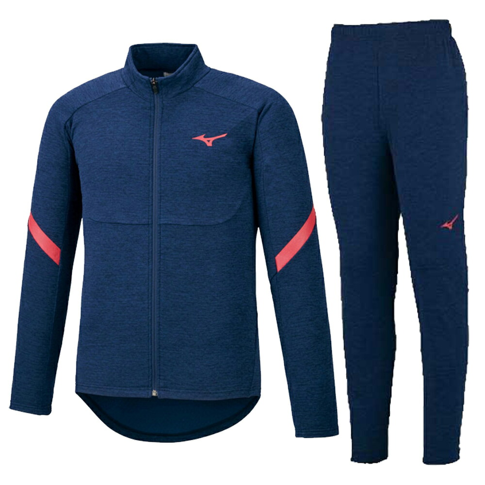 MIZUNO(ミズノ)ストレッチフリースジャケットパンツ上下セット(U2MC0501/U2MD0501)(陸上競技/スポーツ/トレーニング/ランニング/ジャージ上下セット/男女兼用/ユニセックス)