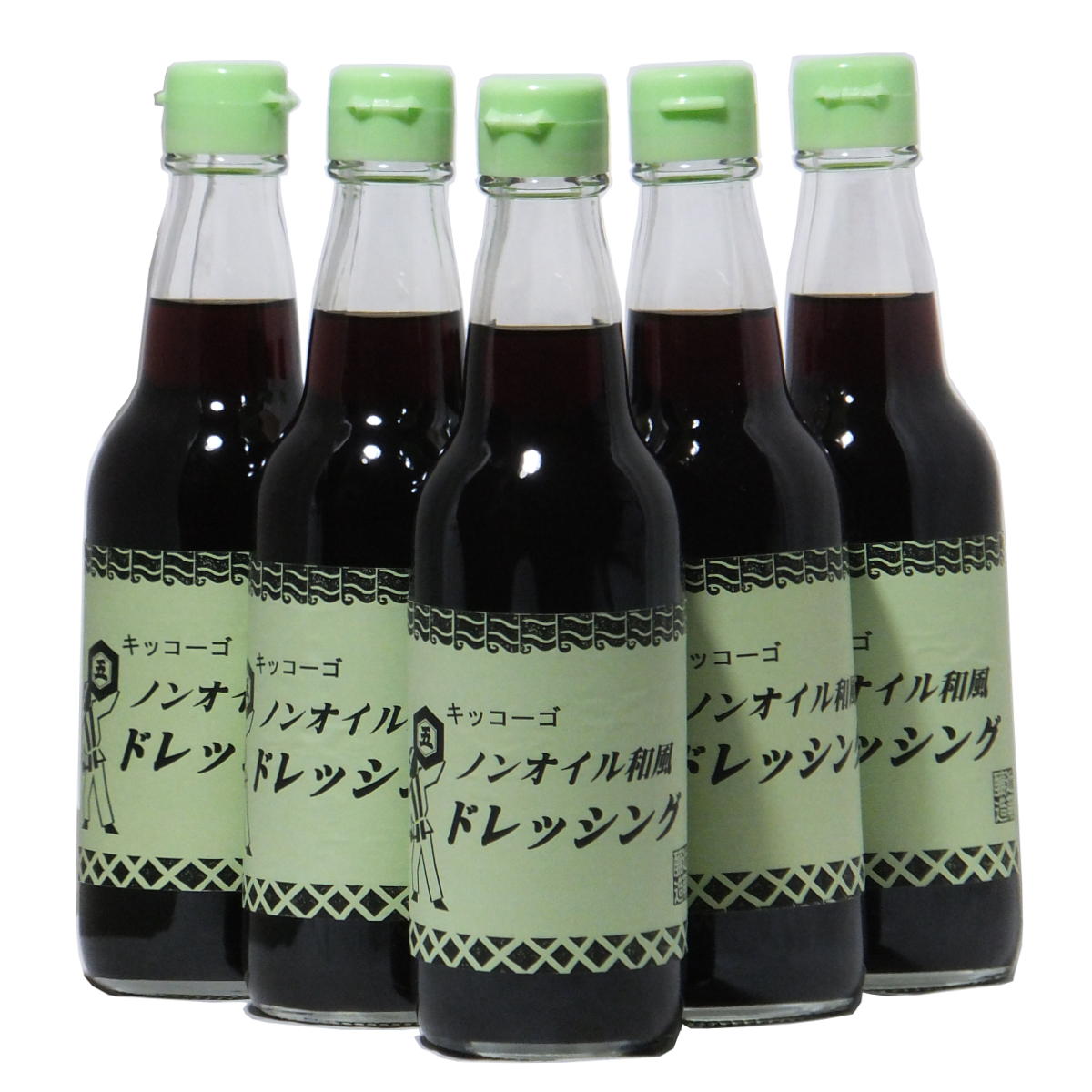 市場 送料無料 ドレッシング キッコーゴ 360ml×5本 ノンオイル 和風ドレッシング ノンオイルドレッシング