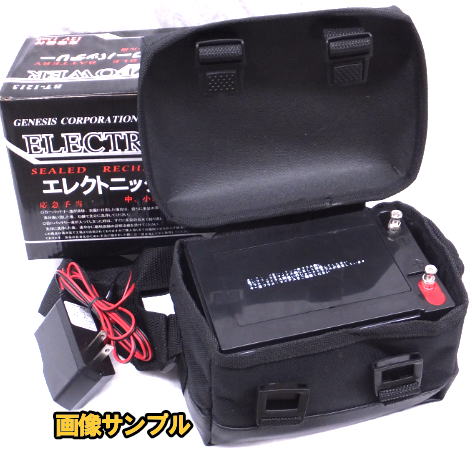 楽天市場 電動リール用バッテリー Genesis エレクトリックパワーバッテリー 12v13ah Bt 1213 専用充電器付 中 小型電動リール用 水谷つり具 楽天市場支店