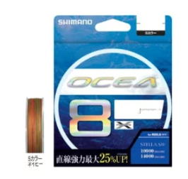 【シマノ】 オシア 8 PE LD-A81S カラー：5カラー 号数：3.0 長さ(m)：400 最大強力(kg)：28.6 【4969363647689】