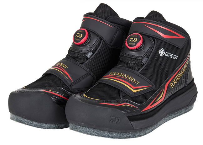 【ダイワ】 トーナメント GORE-TEX シューズ(スパイクフェルト) TM-2601G カラー：レッド サイズ：26.5 【4550133355950】