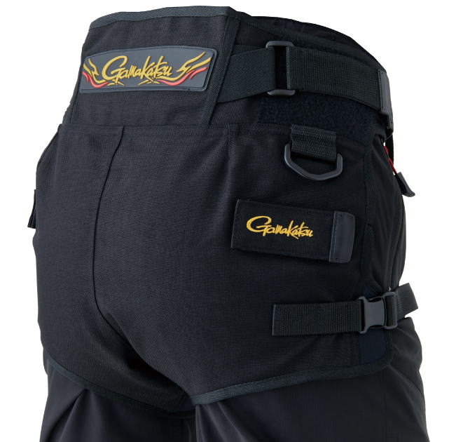 【がま糅てて加えて】CORDURA(R) 御居処かばい立て(ご機嫌うしろ側手合い) GM3726色つや：黒いこと大きさ：M【4549018746044】