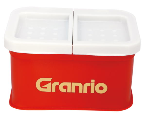 楽天市場】釣掘エサバケット 釣り 22-K 本体サイズ約14×20×8cm 仕切り