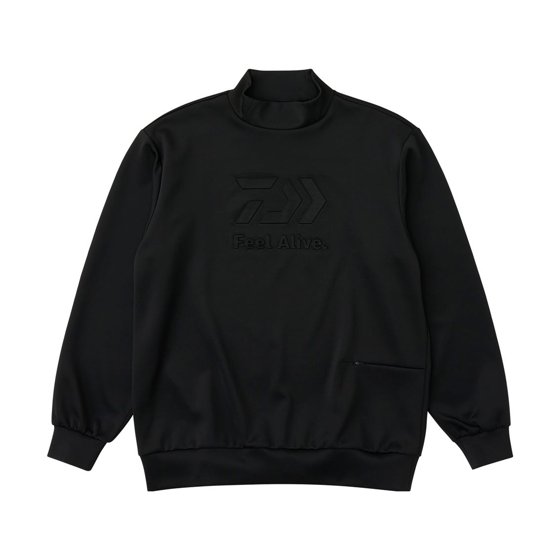 【ダイワ】 DE-8725 DANROTECHスウェットモックネック カラー：ブラック サイズ：XL 【4550133594342】