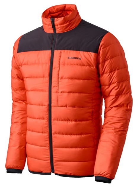 シマノ ダウンジャケット JA-052M 節約 バーントレッド XL シマノ