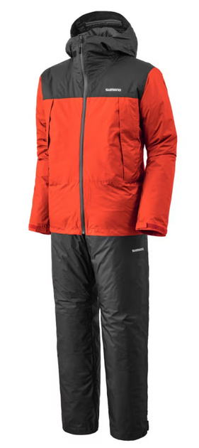 【シマノ】 ベーシックインサレーション レインスーツ 01 品番:RB-057X カラー:オレンジ サイズ:XL 【4969363148889】