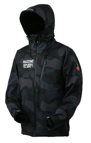 【マズメ】 mazume ウインドカットジャケット MZFW-874 カラー：グリーンカモ サイズ：L 【4571190553097】