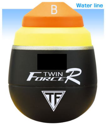 楽天市場 釣研 ツインフォース R タナサイズ M浮力 上ウキ B 下ウキ B重量 G 10 6カラー オレンジ 水谷つり具 楽天市場支店