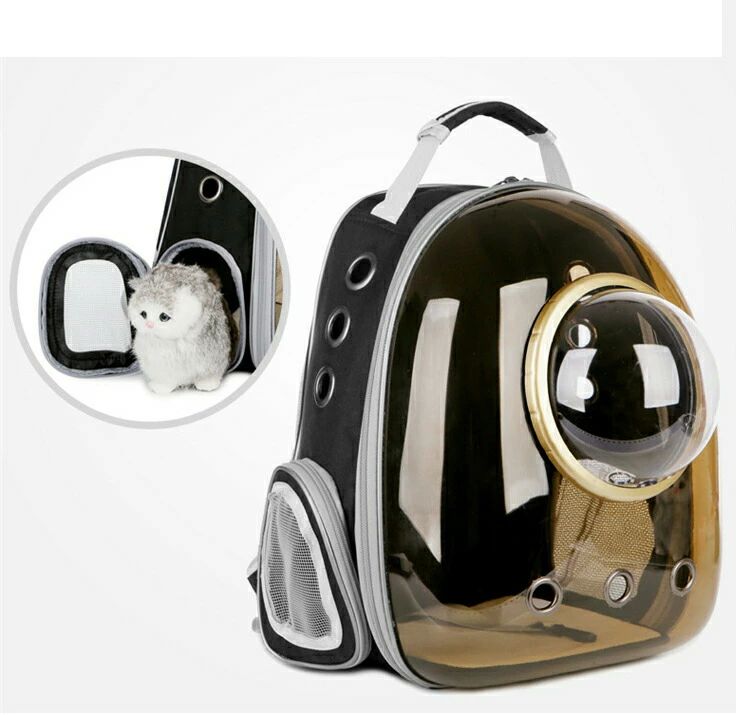 宇宙船カプセル型 透明 バッグ ペット用キャリーバッグ ペットバッグ 犬 ペット用品 犬猫兼用 猫 ニャンコ