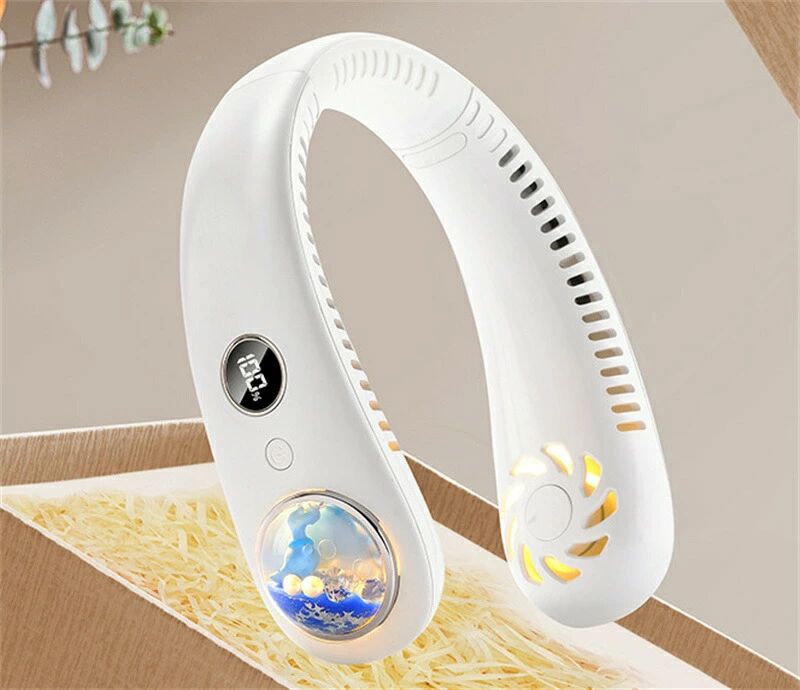 充電式 usb 扇風機 携帯 羽なし 子供ネックファン 子供ファン ネックファン 可愛い 首掛け扇風機 首かけ 扇風機