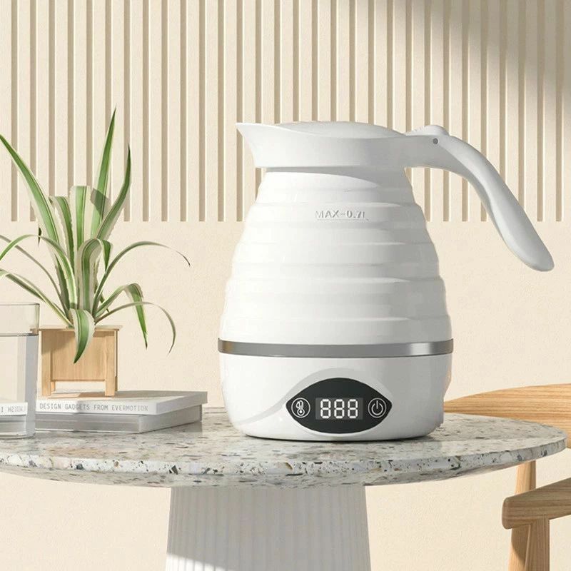 600ml 電圧切替式 温度調節 持ち運び 800W 快速沸かし 湯沸かしコンパクト 旅行?出張用品 ステンレス発熱エリア