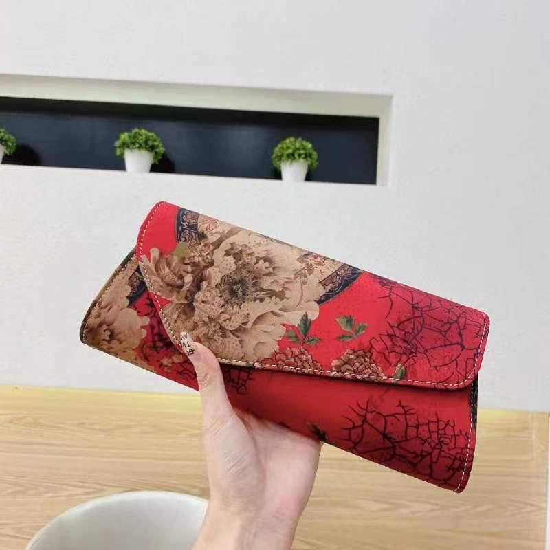 チャイナ 中国風 水墨画柄 ハンドバッグ ワンショルダー 肩掛け 斜めがけ クロスボディ デイリーユース ミニスクエア型 小銭入れ