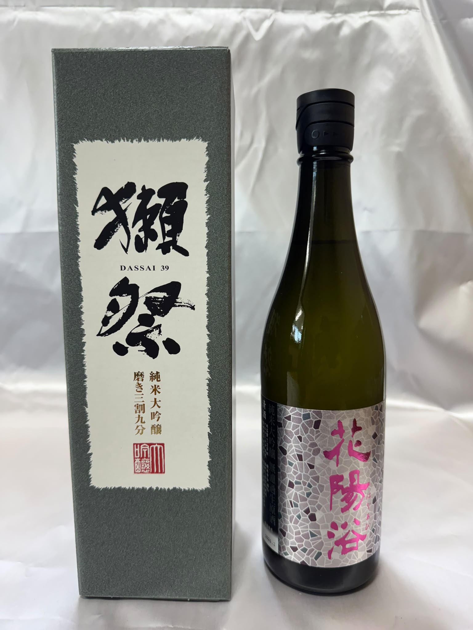 まとめ買い セット 花陽浴 純米大吟醸 無濾過生原酒 雄町720ml 箱なし 「2026年2月分」 獺祭 だっさい 純米大吟醸 磨き三割九分 720ml カートン付き「2024年11月分」清酒 日本酒｜水辰商事 7,800円