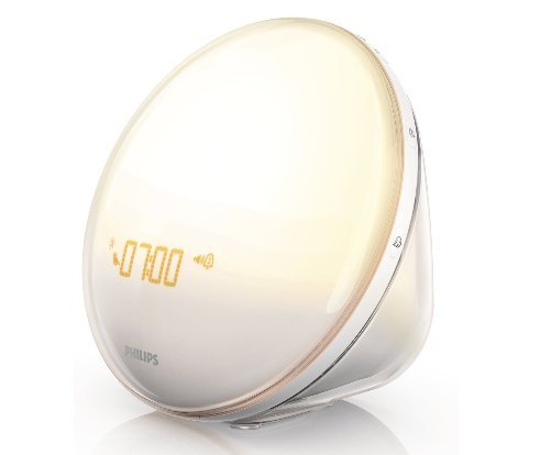 PHILIPS HF3510 置時計 ホワイト 元気を実感下さい。[光療法＊朝晩用に ]フィリップス ウェイクアップ