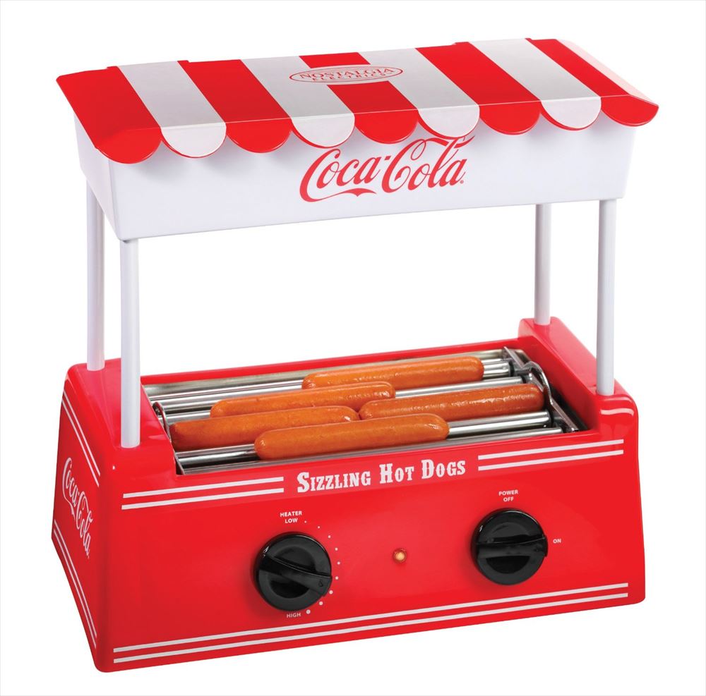 楽天市場 ノスタルジア コカコーラシリーズ ホットドッグ ローラー Nostalgia Electrics Coca Cola Series Hdr565coke Old Fashioned Hot Dog Roller ソーセージ グリル 送料無料 並行輸入品 Mj Market