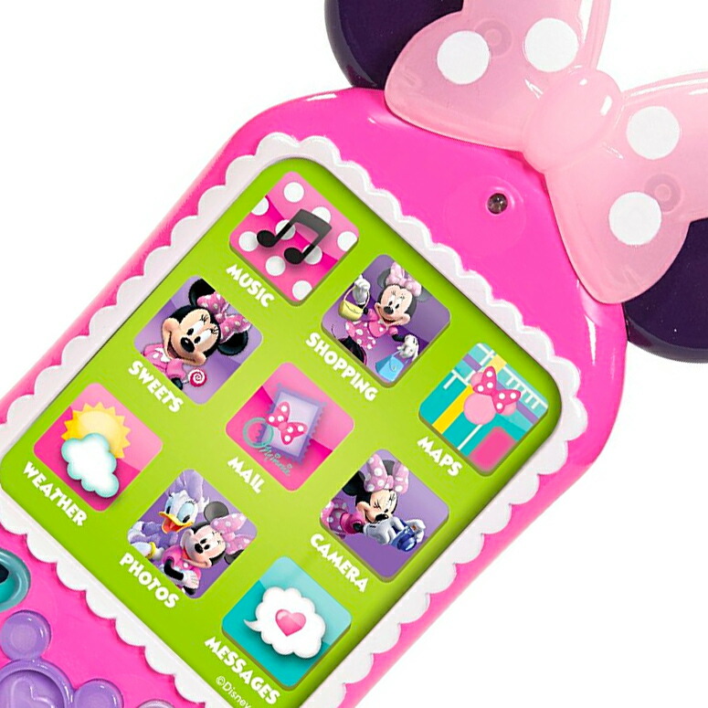 Disney ディズニー ミニー 音調と煌めき ホワイ ハロー 携行電話通信 おもちゃ Minnie Why Hello There Cell Phone ミニー二十日鼠 送料無料 並行輸入物品 Daemlu Cl