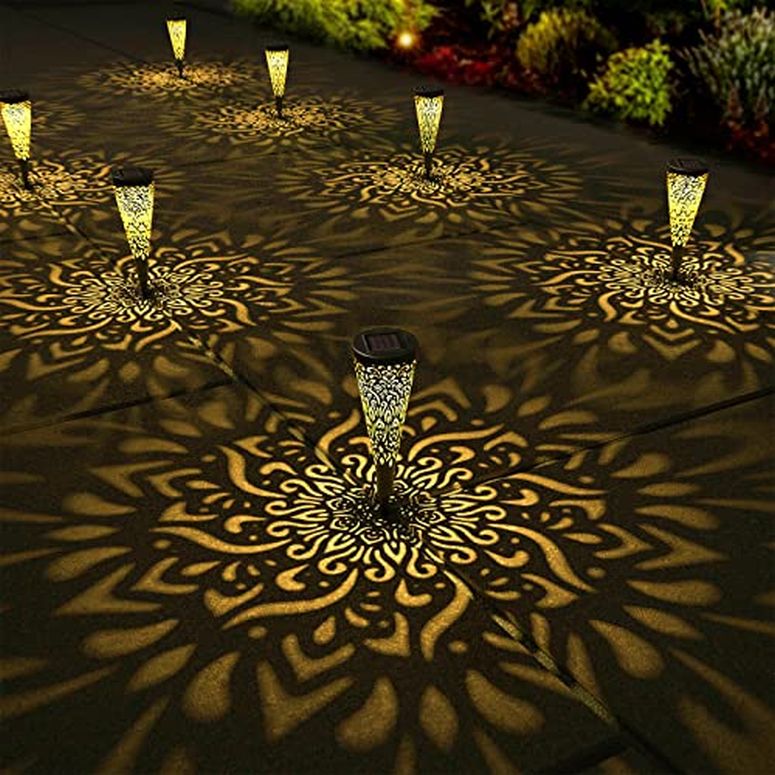 LEDソーラーライト ソーラーパワー ガーデンライト gardencave 6 Pack Solar Lights Outdoor Garden Decorative Solar Garden Lights with Warm Light Waterproof Solar Pathway Landscape Lights for Path Patio Backyard Walkway Yard Garden Deco 【並行輸入品】
