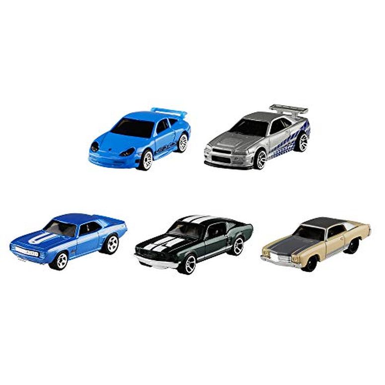 ホットウィール モンスタートラック ダウンヒルレース プレイセット Hot Wheels Fast and Furious 5 Pack Vehicles 【並行輸入品】