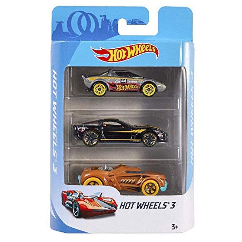 ホットウィール モンスタートラック ダウンヒルレース プレイセット Hot Wheels K5904 Basic Car Assortment 3 Pack 【並行輸入品】