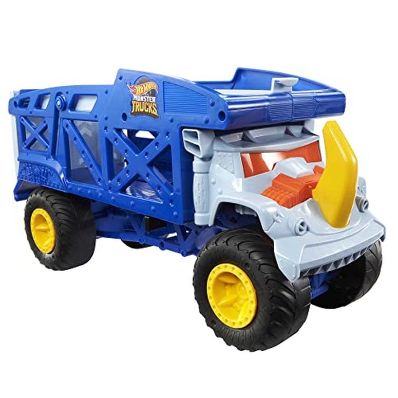 ホットウィール モンスタートラック ダウンヒルレース プレイセット Hot Wheels Monster Trucks Monster Mover Rhino, Toy Car Hauler, Holds 12 1:64 Scale Monster Trucks or 32, with Ramp Launch, Gift for Kids 3 Years & Up 【並行輸入品】 17,958円