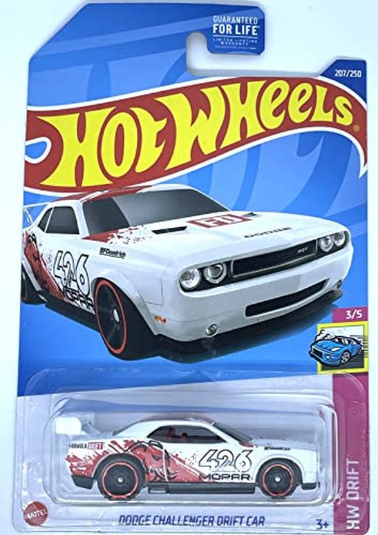 ホットウィール モンスタートラック ダウンヒルレース プレイセット Hot Wheels 2022 - Dodge Challenger Drift Car - HW Drift 3/5 [White] 207/250 【並行輸入品】｜MJ-MARKET