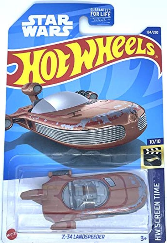 ホットウィール モンスタートラック ダウンヒルレース プレイセット Hot Wheels 2022 - X-34 Landspeeder - HW Screen Time 10/10 [Brown] 194/250 【並行輸入品】｜MJ-MARKET