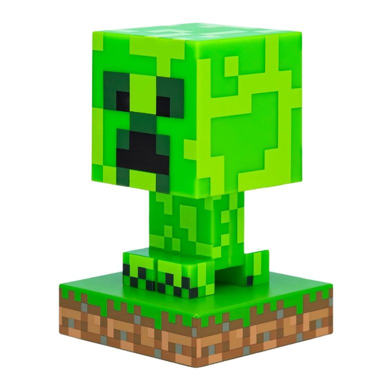 マイクラ おもちゃ クリーパー Paladone Minecraft Creeper Light, Lamp, & Night Light - 12 cm Tall - Battery Powered - Gaming Room & Bedroom Decor for Minecraft Gamers, Green 【並行輸入品】画像