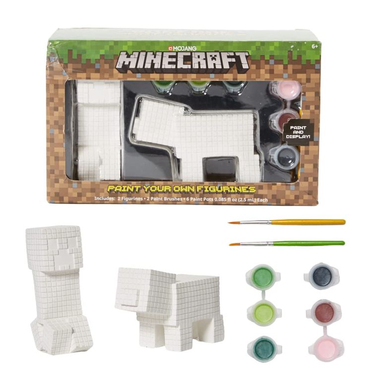 マイクラ おもちゃ クリーパー Innovative Designs Minecraft Paint Your Own Figurines Arts and Crafts Set for Boys and Girls 【並行輸入品】|MJ-MARKET