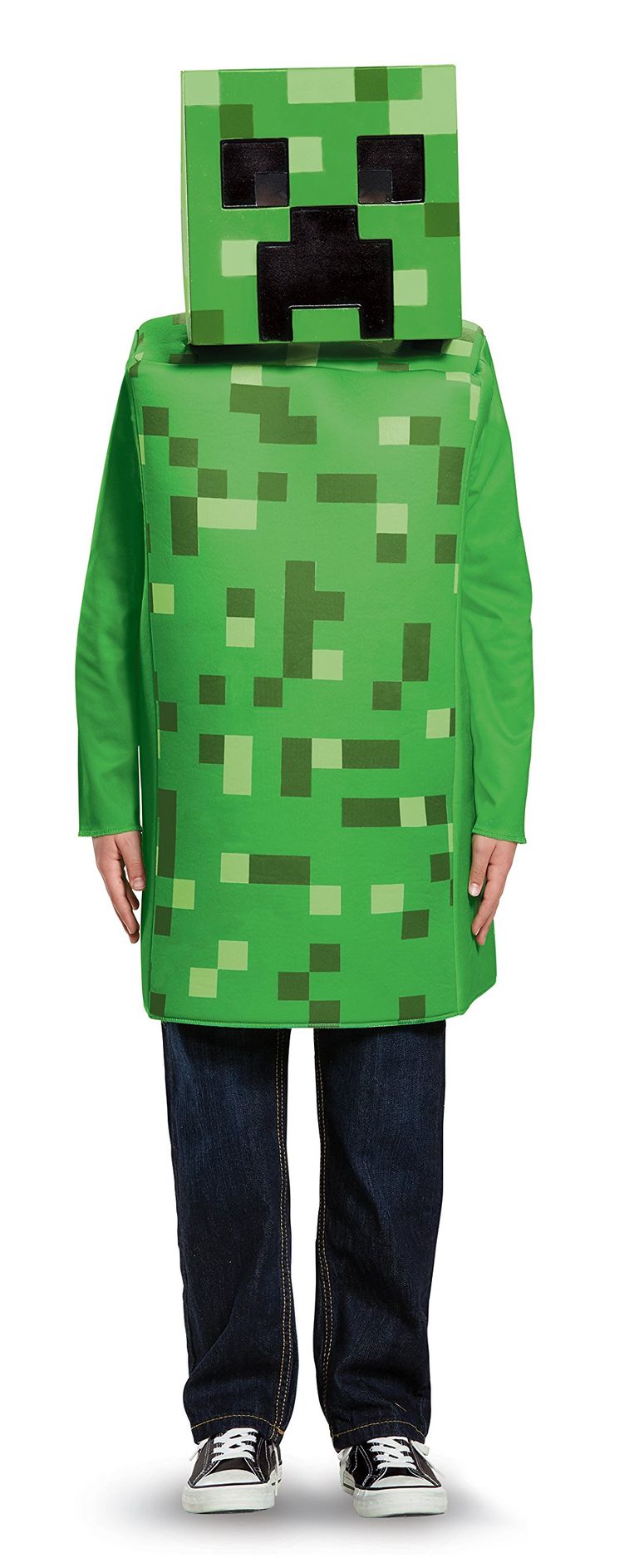 マイクラ おもちゃ クリーパー Creeper Classic Minecraft Costume, Green, Medium (7-8) 【並行輸入品】
