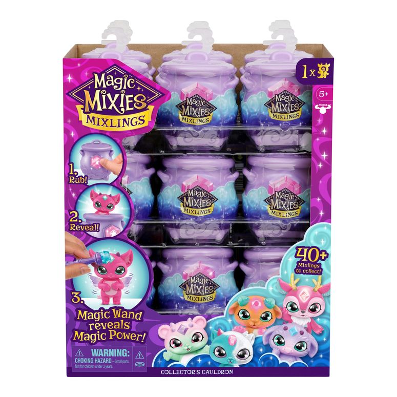 マジックミクシーズ 人形 フィギュア おもちゃ Magic Mixies Mixlings Mystery Collectors Cauldron - Sealed Case of 18 【並行輸入品】