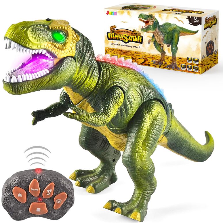 リモコン カー ギフト RC おもちゃ 車 JOYIN Robot Dinosaur Toy for Kids Boys 3+ Big T rex Dinosaur Toy with Light and Realistic Roaring Sound, Walking & Dancing Dinosaur Toy, Electronic Steam Toy, Birthday Gift for Kids Boys Girls 【並行輸入品】