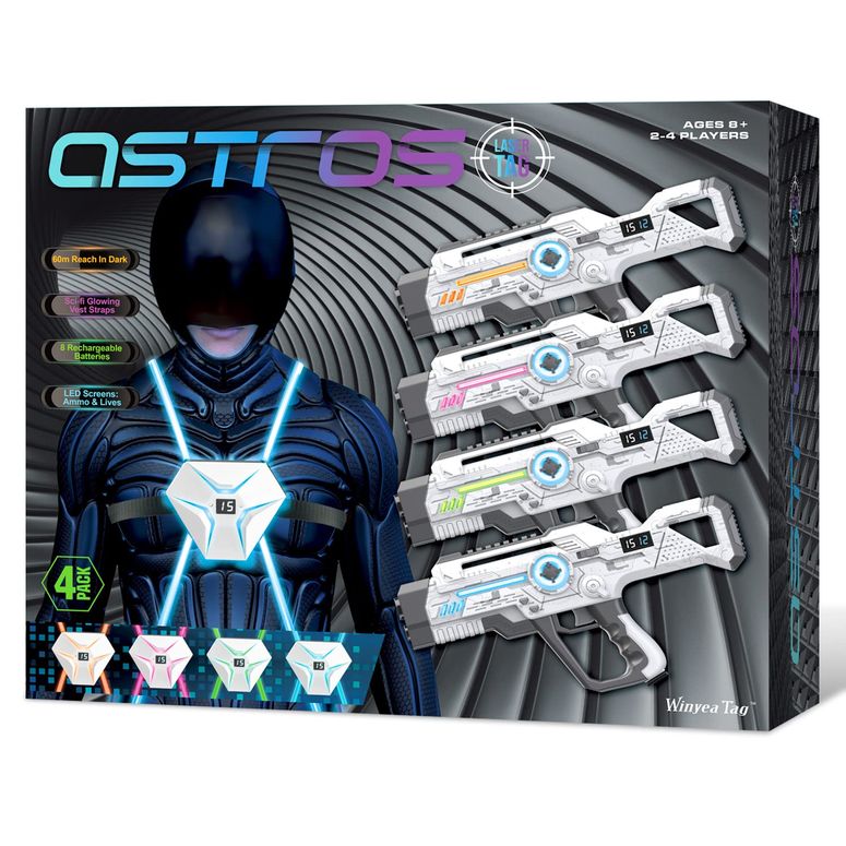 レーザータグ レーザー銃 おもちゃ フェイク Winyea Tag Laser Tag Rechargeable, Lazer Tag Guns for Kids Gifts for Teens & Adults, Family Games and Teenage Group Activity Outdoor Cool Toy, Ages for 8 9 10 11 12+ Years Old Boys & Girls 【並行輸入品】