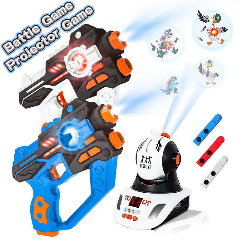 レーザータグ レーザー銃 おもちゃ フェイク HISTOYE Laser Tag for Boys Age 8-12,Lazer Tag Game Set with Projector for Kids,Laser Tag Guns Set of 2 Players,Gift for 6 7 8 9 10 11 12+ Year Old Boys Girls Indoor Outdoor Shooting Games T 【並行輸入品】