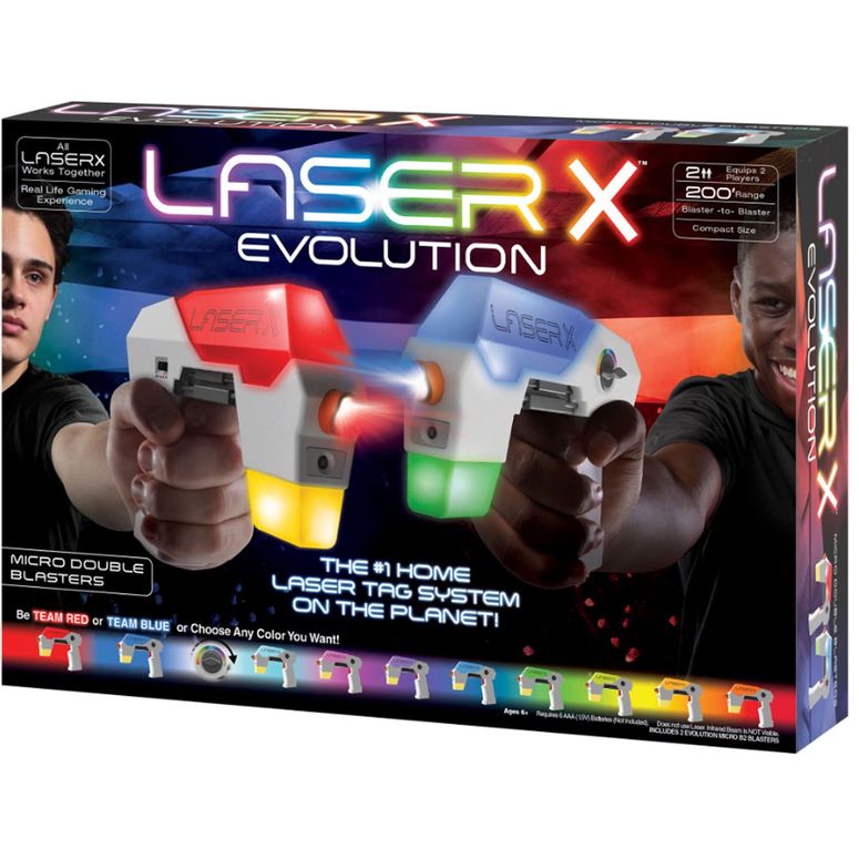レーザータグ レーザー銃 おもちゃ フェイク Laser X LaserX Micro B Blasters (2 Pack) Change Dial 【並行輸入品】