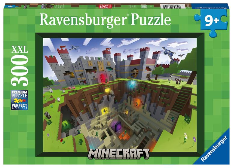 マインクラフト マイクラ Ravensburger Minecraft: Cutaway Jigsaw Puzzle - 300 Durable XXL Pieces for Kids | Unique Minecraft Exploration | Ideal for Ages 8-10 | Educational and Fun | FSC Certified 【並行輸入品】