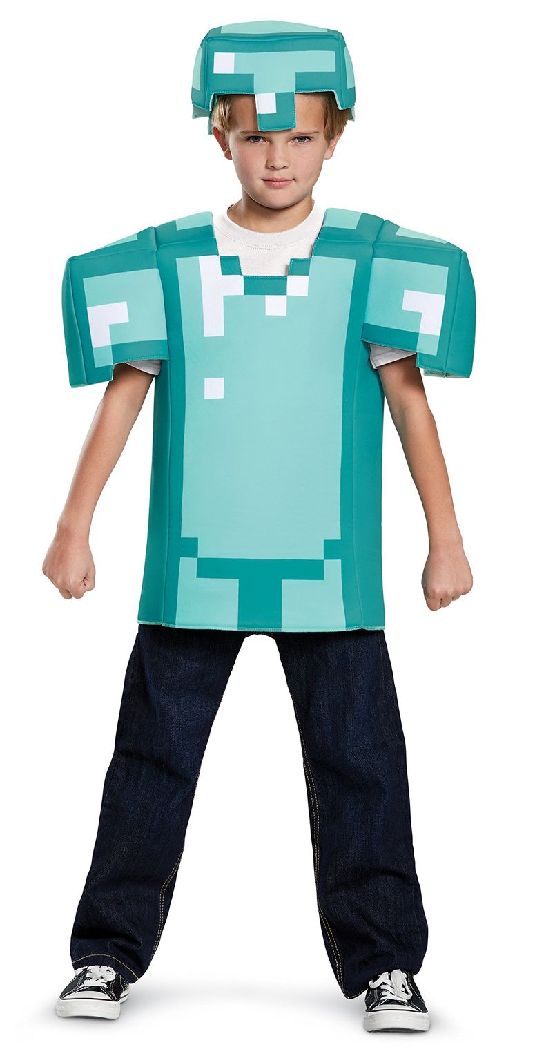 マインクラフト マイクラ Armor Classic Minecraft Costume, Blue, Small (4-6) 【並行輸入品】