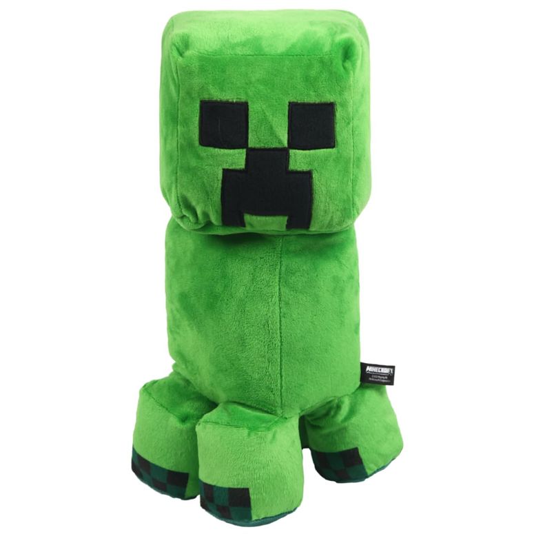 マイクラ おもちゃ クリーパー Pixel-Style Game Basic Plush Character Soft Toy, Video Game-Inspired Collectible Plushies Gifts for Kids & Fans (Creeper) 【並行輸入品】