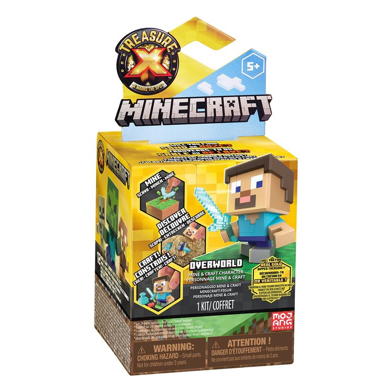 マイクラ おもちゃ クリーパー Treasure X Minecraft S1 Single PK OVERWORLD 【並行輸入品】