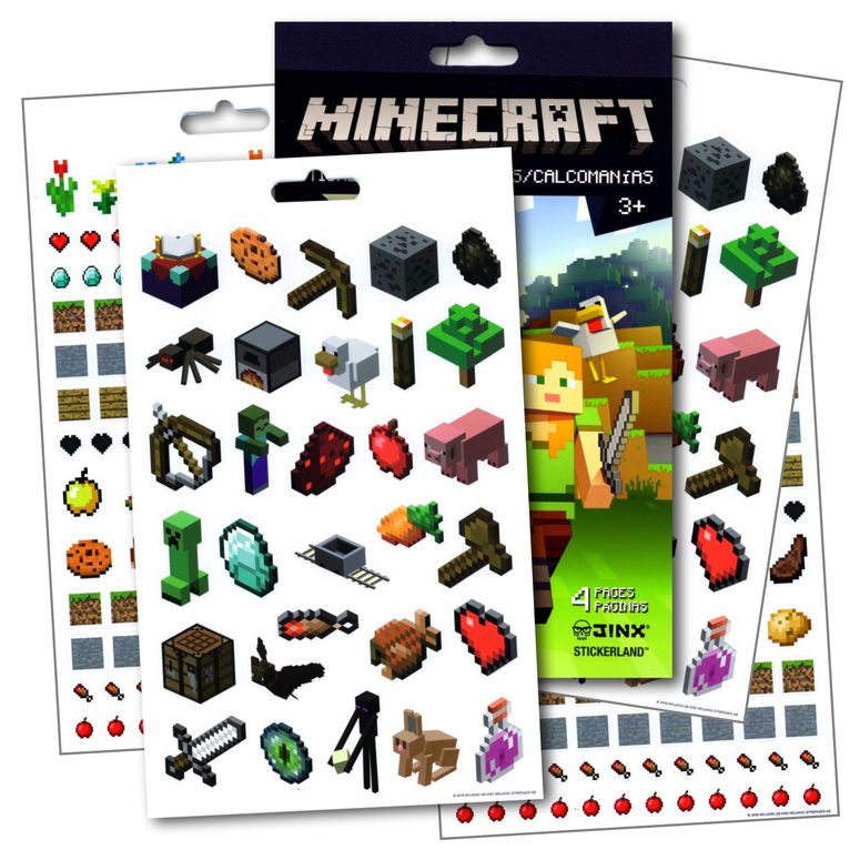 マイクラ おもちゃ クリーパー Minecraft Stickers ~ Over 295 Minecraft Fun Stickers 【並行輸入品】
