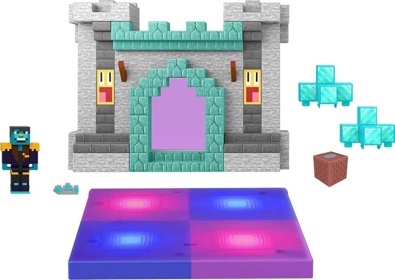 マイクラ おもちゃ クリーパー Mattel Minecraft Creator Series Playset, Party Supreme’s Palace Toy with Lights, Music & 3.25-inch Action Figure 【並行輸入品】