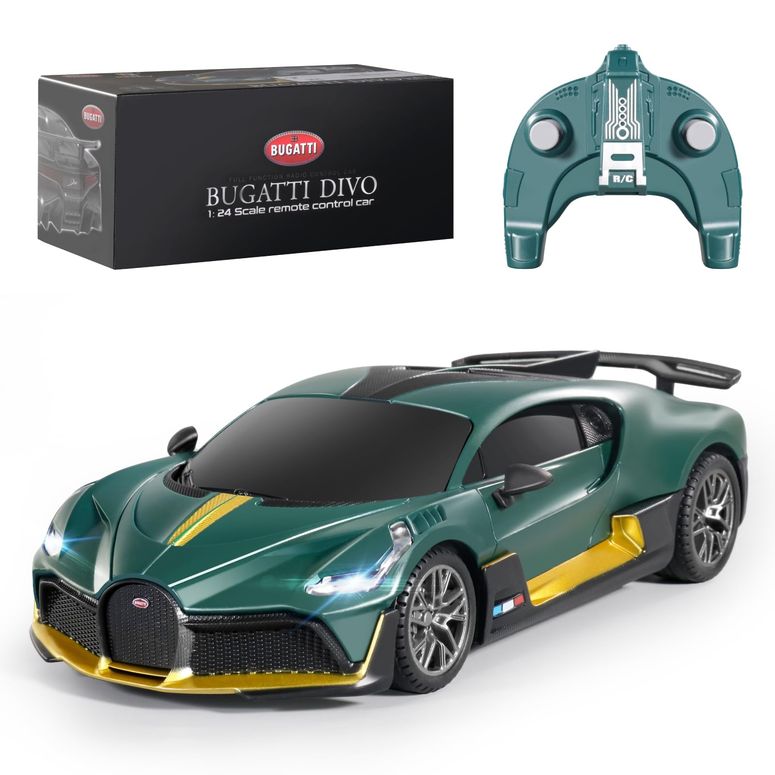 リモコン カー ギフト RC おもちゃ 車 MIEBELY Remote Control Car - 1/24 Scale Fast Rc Race Car, Bugatti Divo 3.7V 500 mAh Car Toys with Headlight, Racing Hobby Car Model Birthday Ideal Gifts for Adults Kids Boys Age 6 7 8 9 Year Old 【並行輸入品】
