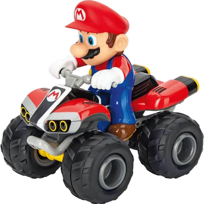 遠隔操作 鉄道車両 差し上げ物 RC 手あそび 車 Carrera RC Nintendo Mario Kart 2.4 GHz Radio Remote Control Toy Car Vehicle - Mario Quad 【並行輸入品】