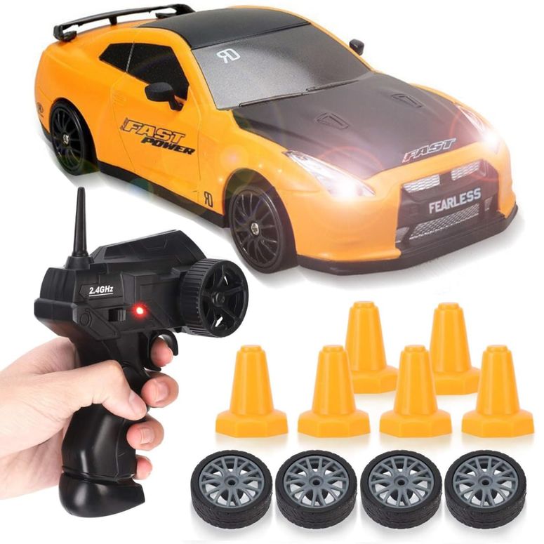 リモコン カー ギフト RC おもちゃ 車 Liberty Imports RC Drift Car 1/24 2.4GHz 4WD Remote Control Sport Racing On-Road Vehicle with LED Light, Batteries and Drift Tires (Style 6) 【並行輸入品】