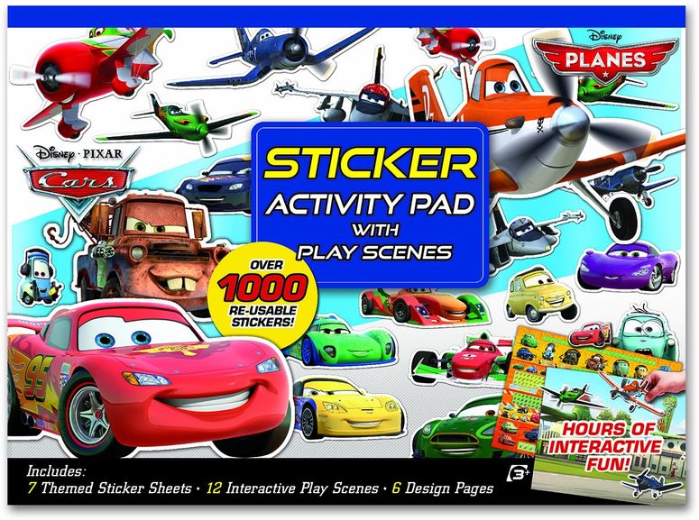 ディズニー ピクサー カーズ Disney Pixar Cars/Planes Ultimate Sticker Activity Pad 【並行輸入品】